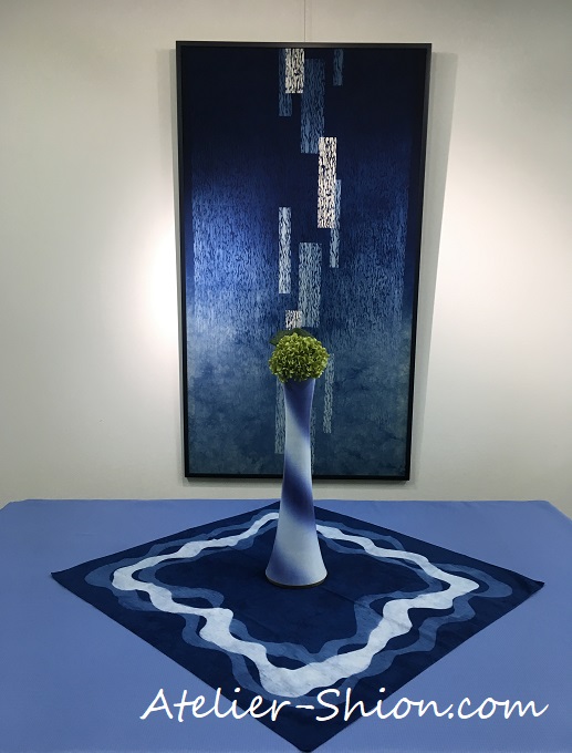 大田耕治藍染作品展「藍で感じる『水』の風景」