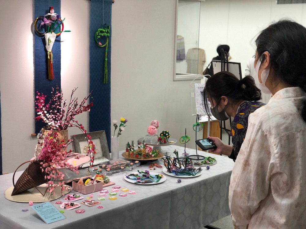 太田順子水引教室　春の文化祭「ときめき」会場の様子