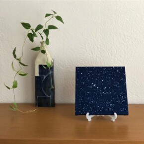 藍染ファブリックパネル「スターダスト」