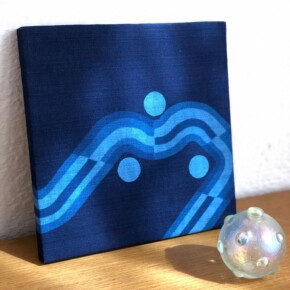 ファブリックパネル「絆1」置いて飾る