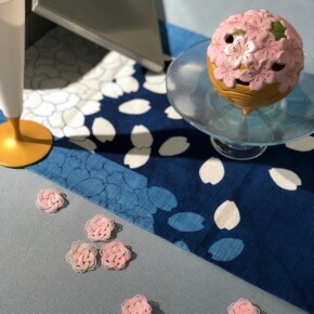 「こぼれ桜」テーブルコーディネート