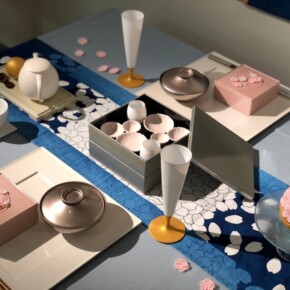 「こぼれ桜」テーブルコーディネート