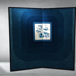 屏風「見上げれば」