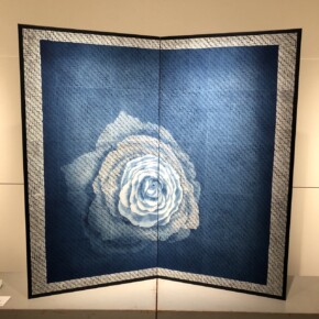 屏風「網代に咲く」