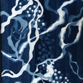 アクリル額「夜の波止場にて」